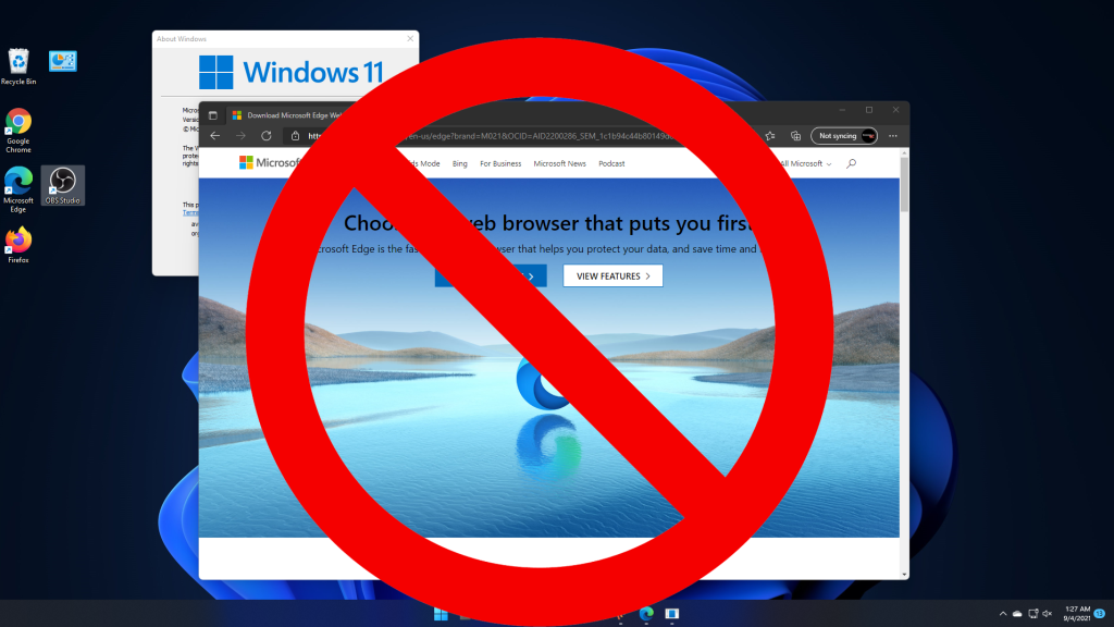 How to uninstall Microsoft Edge in Windows 11