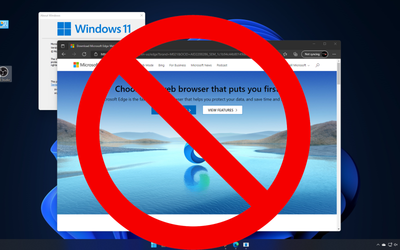 How to uninstall Microsoft Edge in Windows 11